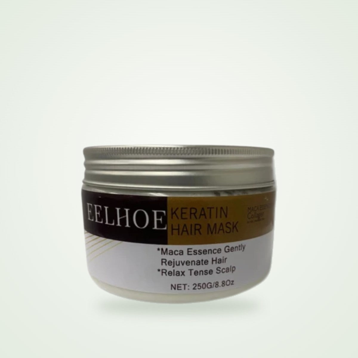 Mascarilla capilar de keratina y colágeno, pote de 250 g